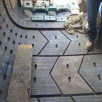 Electric Shovel bucket-2-hart plate