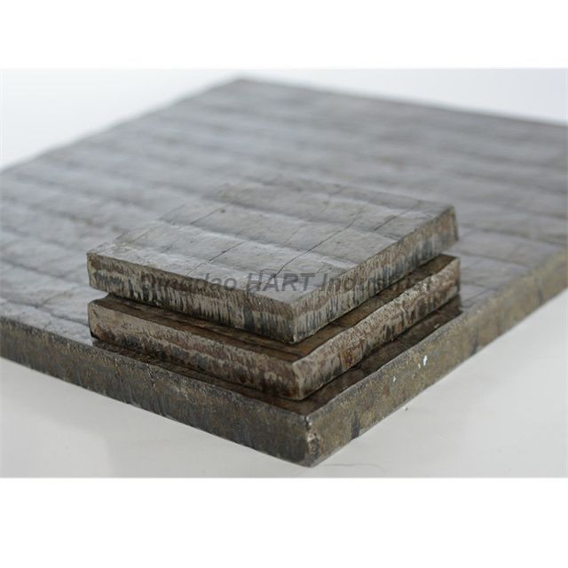 Bimetallic Abrasive Resistant Plate with Chrome Alloy Welding Layer