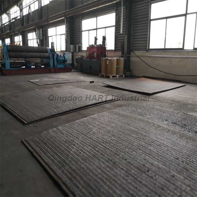Hardened Cast Hardfacing Wear Resistant Lining Plate for Dragline Bucket Inside Install